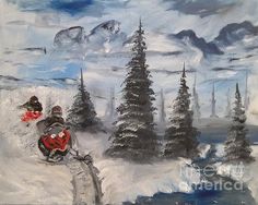 236x188 Snowmobile Wall Art By Humdinger Designs Www.humdingerdesigns - Snowmobile Painting
