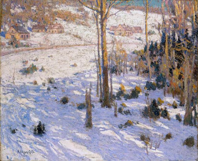 400x324 Ten Great Snow Painters - Snowscape Painting