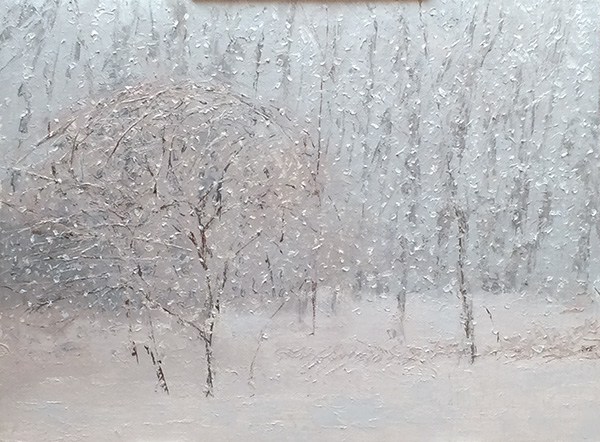 600x442 Matthew Mattingly Another Snow Painting - Snowstorm Painting