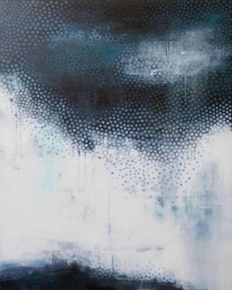770x963 Saatchi Art Snowstorm Painting By Claudine - Snowstorm Painting