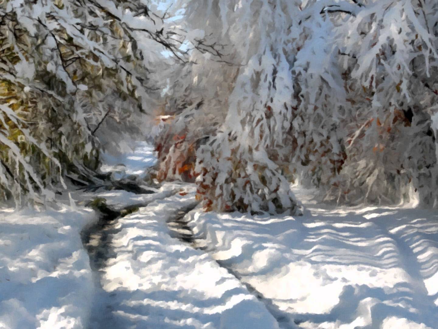 1440x1080 Snowstorm Paintings - Snowstorm Painting