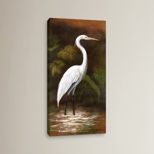 310x310 Snowy Egret Wall Art Wayfair - Snowy Egret Painting