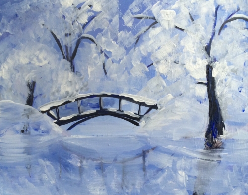 500x393 Pn - Snowy Painting