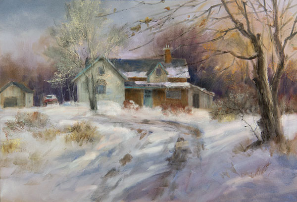 600x408 Snow Isn'T Always Cool A Tip For Painting Snow Using Warm Colors - Snowy Painting