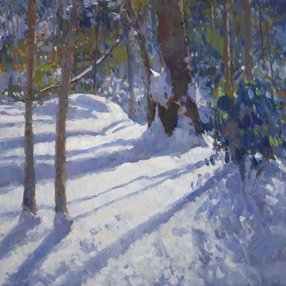 1000x1001 Richard Oversmith City Art Gallery - Snowy Woods Painting