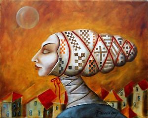 300x241 Original Painting Oil On Canvas 20x16 Contemporary Art - Soap Painting