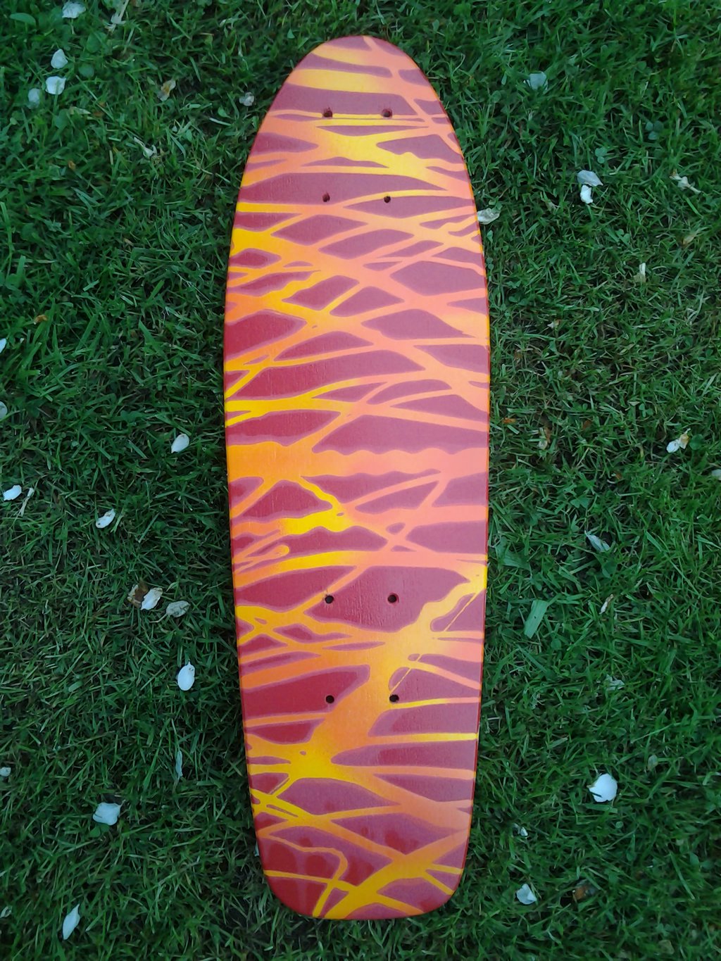 1024x1365 Soap And Spray Paint Skate Deck By Twinsisart - Soap Painting