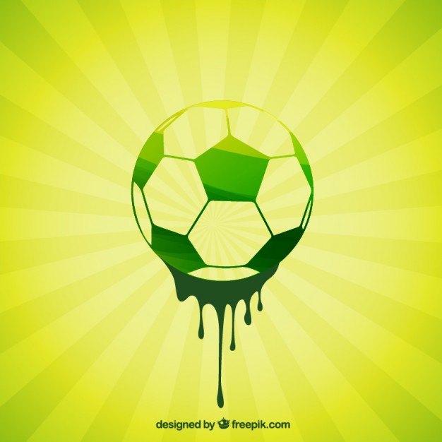 626x626 Hand Painted Soccer Ball Vector Free Download - Soccer Ball Painting