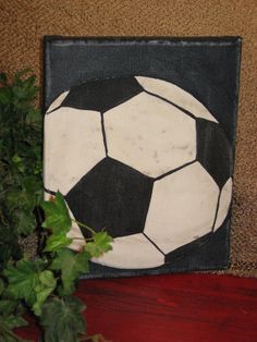 236x314 Soccer Ball Painting By Brenda Bezell (Graphic Design - Soccer Ball Painting