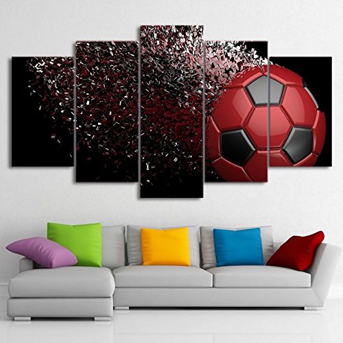 500x500 Waterproof Canvas Painting Wall Art Soccer Football Sports Themed - Soccer Canvas Painting