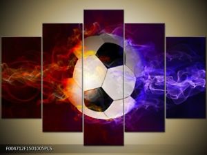 300x225 Xxl Framed Painting Print On Canvas Wall Decor Ready Hang Soccer - Soccer Canvas Painting