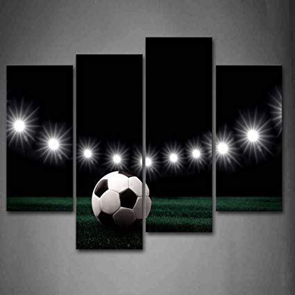 425x425 First Wall Art - Soccer Canvas Painting