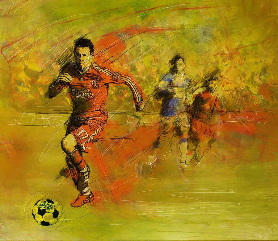 900x782 Soccer Painting By Corporate Art Task Force - Soccer Painting
