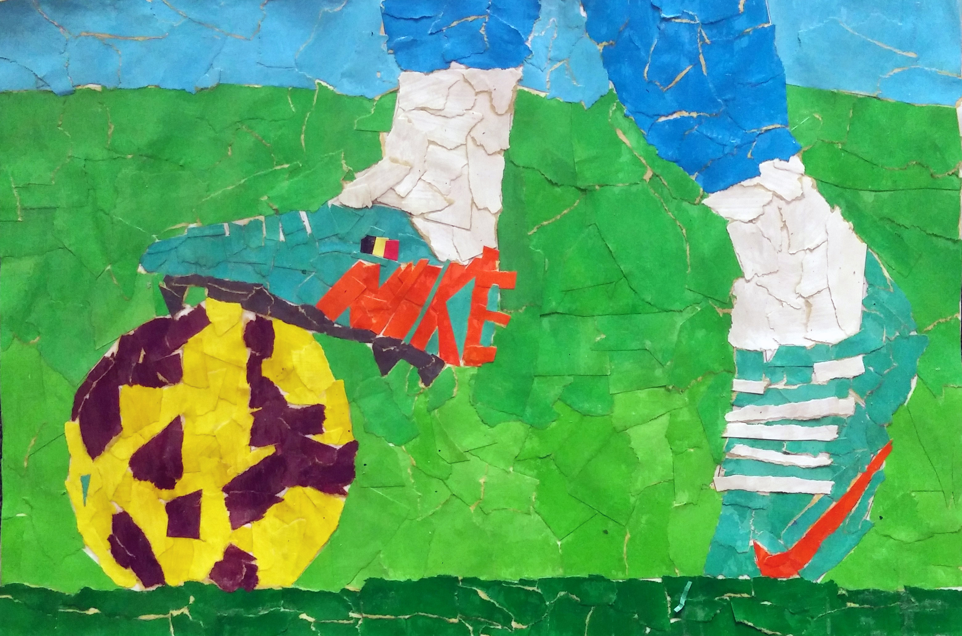 3120x2062 Khili Painting Collage Soccer Ms. Murtagh's Art Room - Soccer Painting