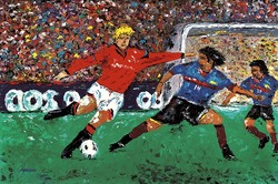 250x166 Famous Soccer Paintings - Soccer Painting
