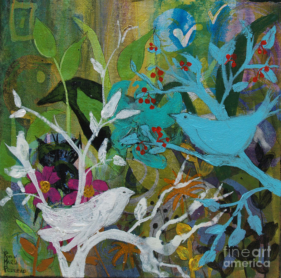 900x889 Social Network Painting By Robin Maria Pedrero - Social Media Painting