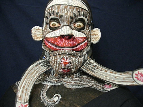 500x375 Sock Monkey Face Paint Video. Artist James Kuhn. Watch My - Sock Monkey Painting