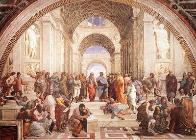 400x285 The Philosopher As Hero Raphael's The School Of Athens - Socrates And Plato Painting