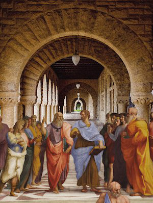 300x398 Advice From Socrates And Plato Stanford's 2012 Tanner Lectures - Socrates And Plato Painting