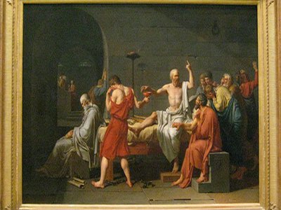 400x300 Socrates Convicted Again In Modern Mock Trial - Socrates Drinking Hemlock Painting