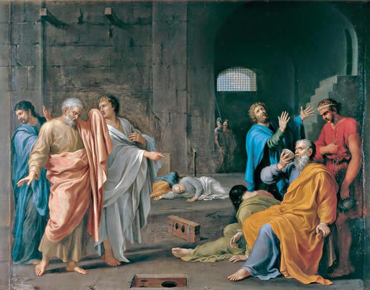 725x569 Talking Objects A Cup Of Hemlock The Death Of Socrates - Socrates Drinking Hemlock Painting