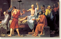 258x168 The Suicide Of Socrates, 399 Bc - Socrates Drinking Hemlock Painting