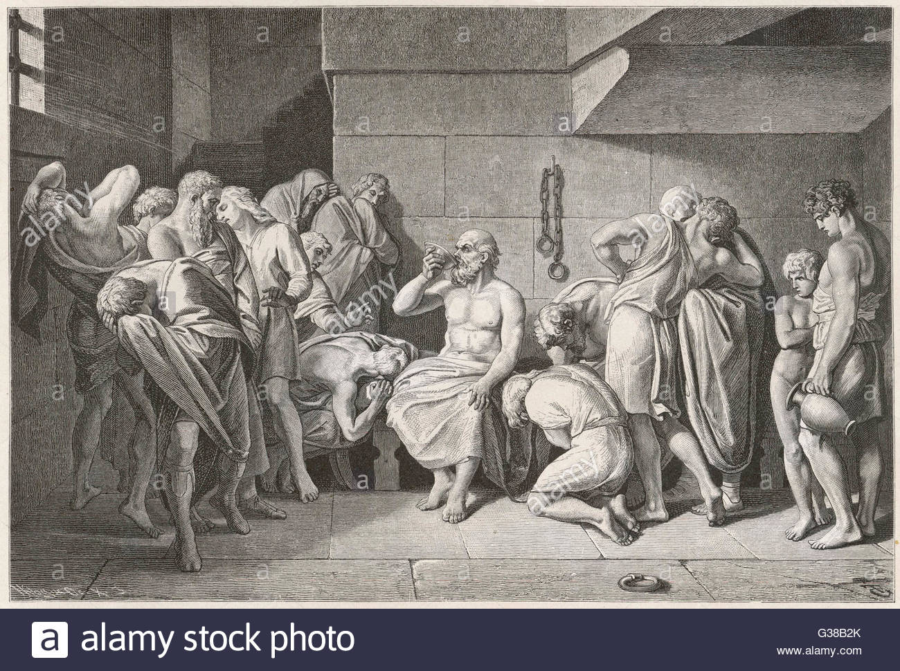 1300x970 Death Socrates Stock Photos Amp Death Socrates Stock Images - Socrates Drinking Hemlock Painting