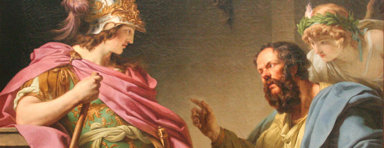 1260x485 How Much Do You Know About Socrates [Quiz] Oupblog - Socrates Drinking Hemlock Painting