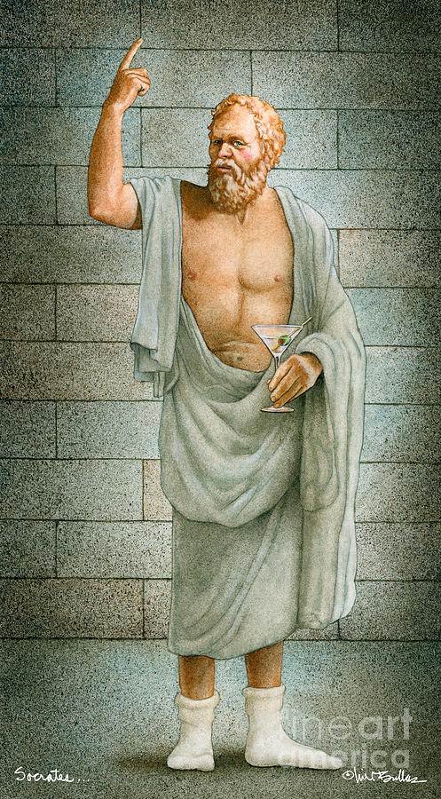 497x900 Socrates Painting By Will Bullas - Socrates Painting