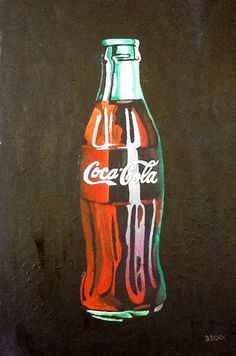 236x356 Coke Bottle - Soda Bottle Painting