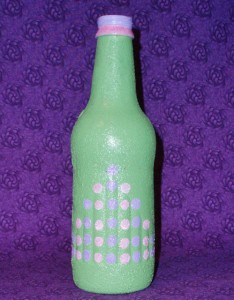 234x300 Simple Glass Painting Ideas For Recycled Jars Lynda Makara - Soda Bottle Painting