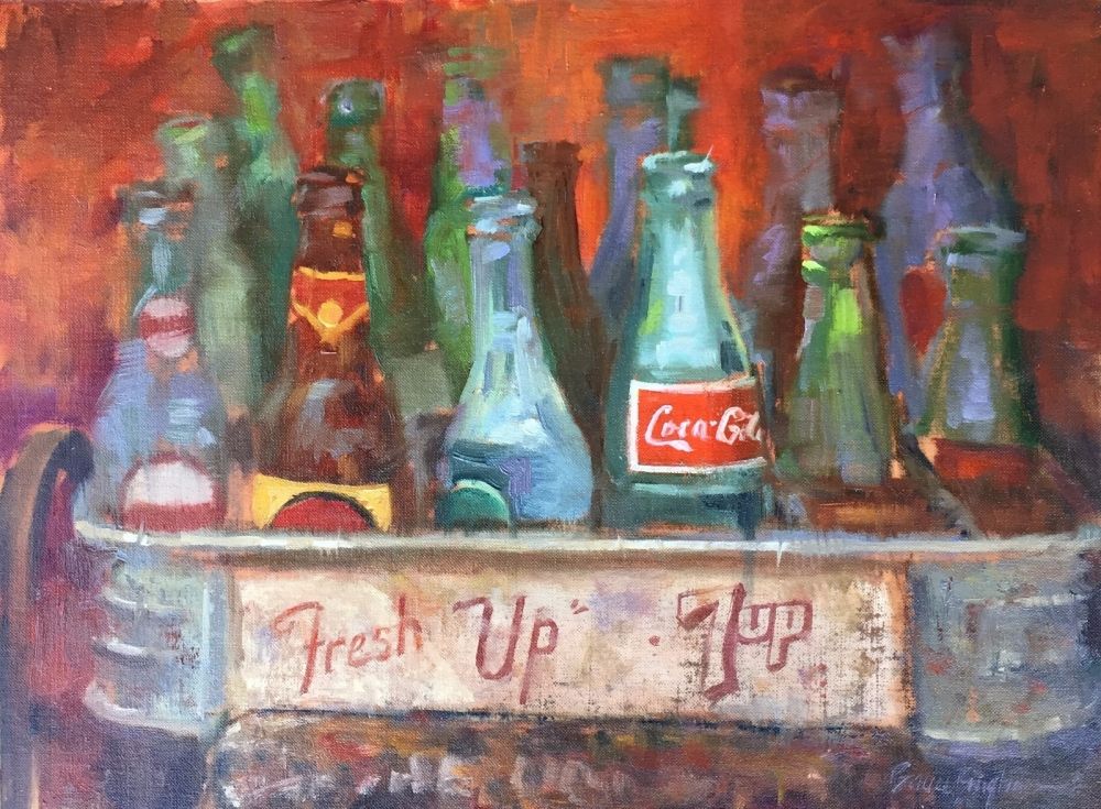 1000x735 Soda Pop, By Artist Bruce Bingham Painting Contest Aug. 17 - Soda Painting