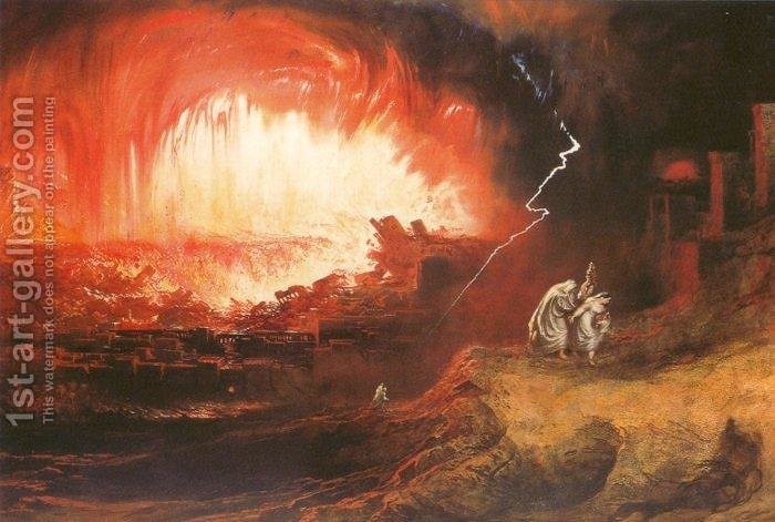700x471 The Destruction Of Sodom And Gomorrah John Martin Reproduction - Sodom And Gomorrah Painting