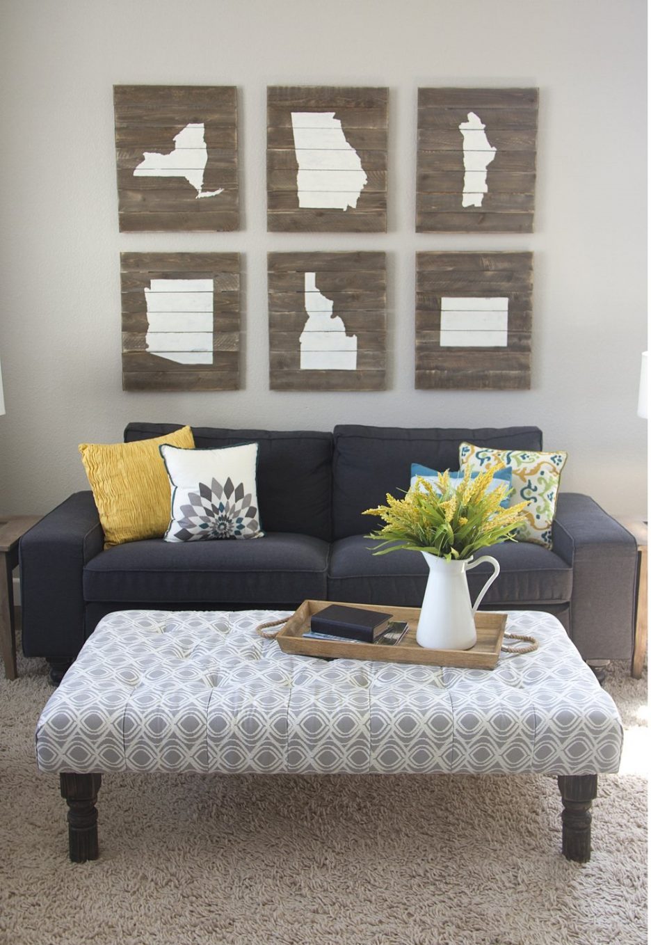 936x1358 Square Fabric Man Coffee Table Mini With Sca Sofa Well Colorful - Sofa Size Painting