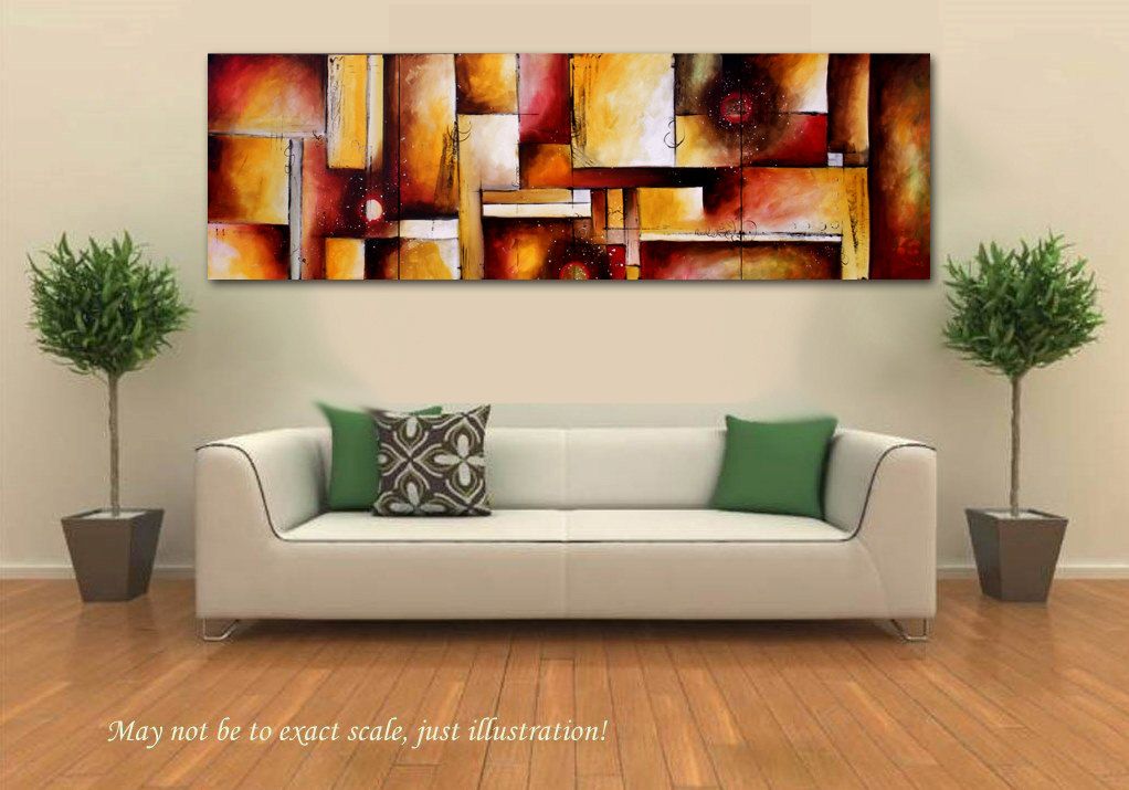 1022x715 Extra Large Painting, Original Painting, Abstract Painting - Sofa Size Painting