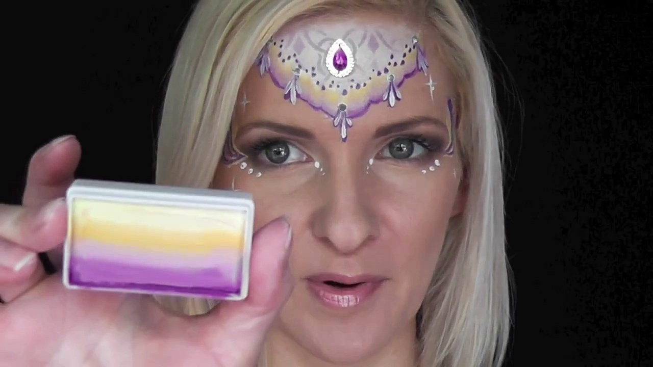 1280x720 Royal Princess Sofia The First Inspired Face Painting Makeup - Sofia Painting