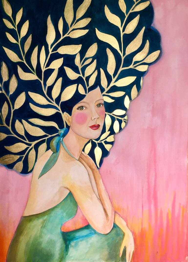 770x1073 Saatchi Art Sofia Painting By Sylvie Demers - Sofia Painting