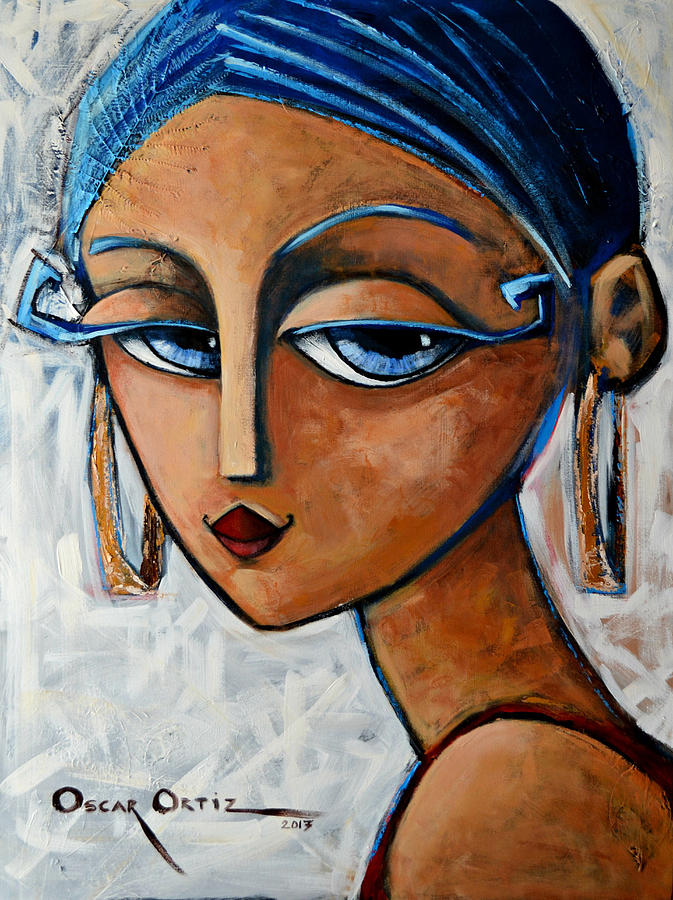 673x900 Sofia Painting By Oscar Ortiz - Sofia Painting