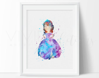 340x270 Sofia Bedroom Etsy - Sofia The First Painting
