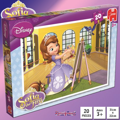 490x490 Sofia The First 20 Piece Jigsaw Puzzle - Sofia The First Painting