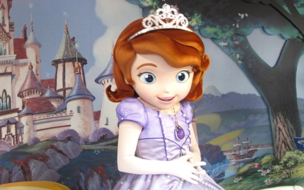 602x376 - Sofia The First Painting
