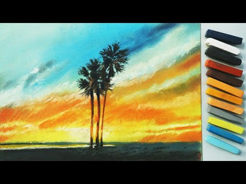 480x360 Landscape Painting Techniques With Soft Pastels Landscape - Soft Pastel Painting