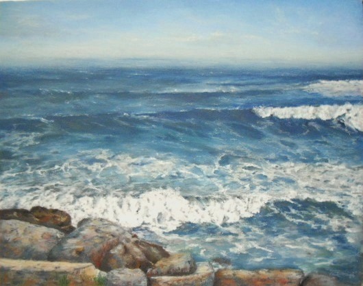 530x417 Underpainting With Soft Pastel And An Alcohol Wash Oil Pastels - Soft Pastel Painting