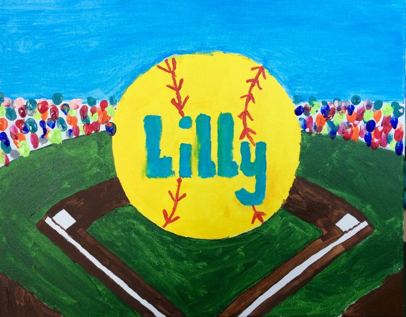 800x624 Softball Field Paint Party Farm - Softball Painting