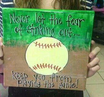 339x318 Softball Canvas Painting Softball Shirts Canvases - Softball Painting