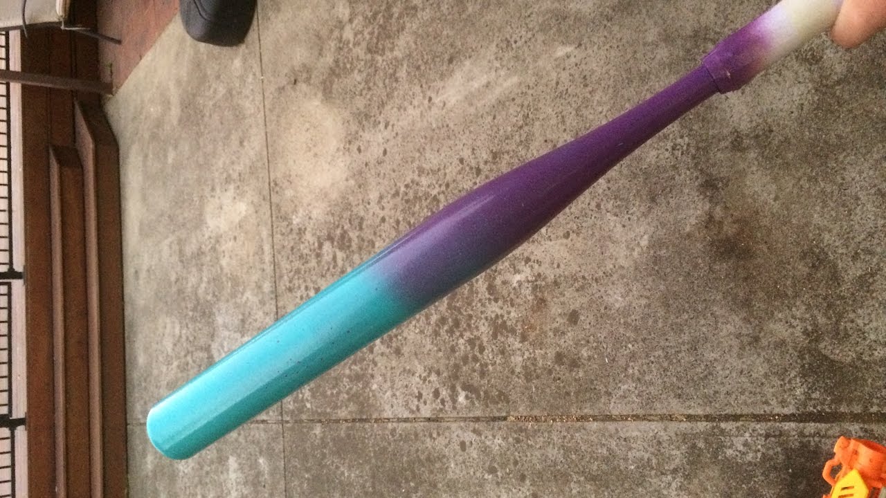1280x720 A Different Video. Painting My Old Softball Bat - Softball Painting