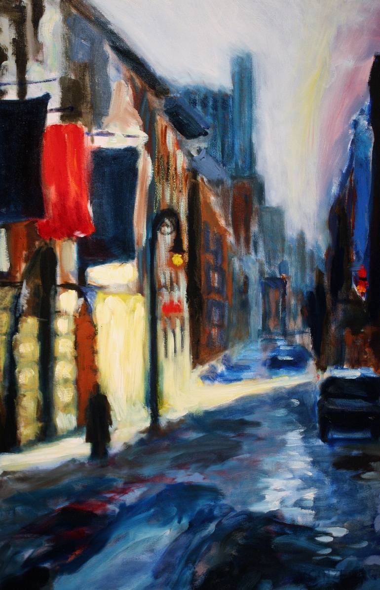 770x1196 Saatchi Art Mercer Street, Soho, New York Painting By Vladimir - Soho Painting