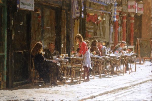 599x401 Tony Karpinski, Art On Twitter - Soho Painting