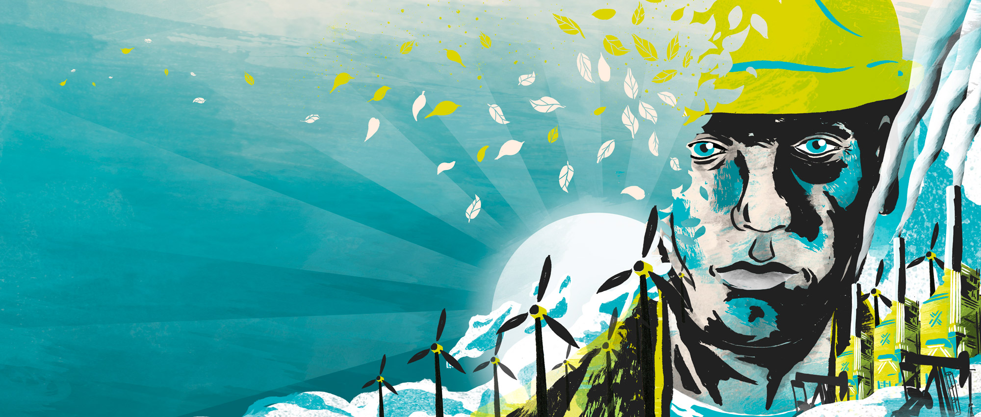 2000x850 Take The Pledge - Solar Energy Painting