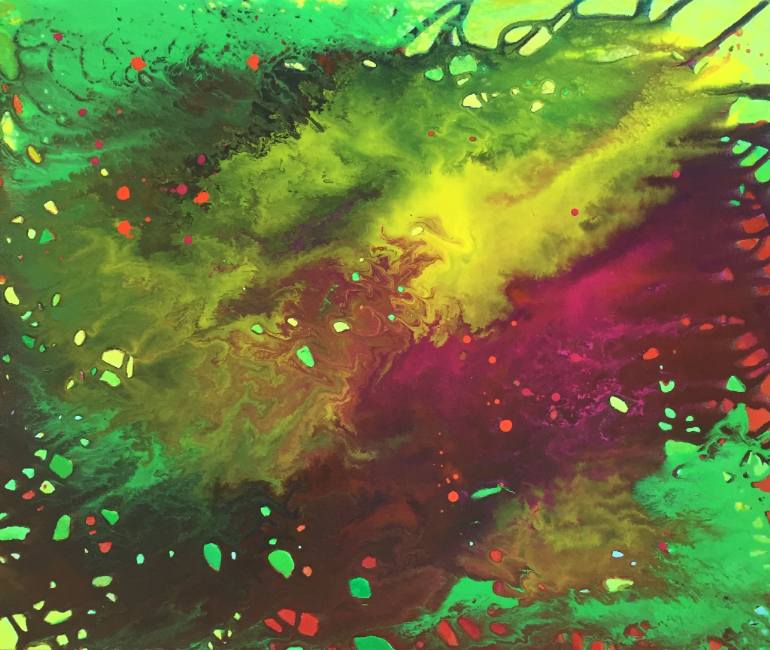 770x650 Saatchi Art Solar Painting By Suzanne Dennis - Solar Painting